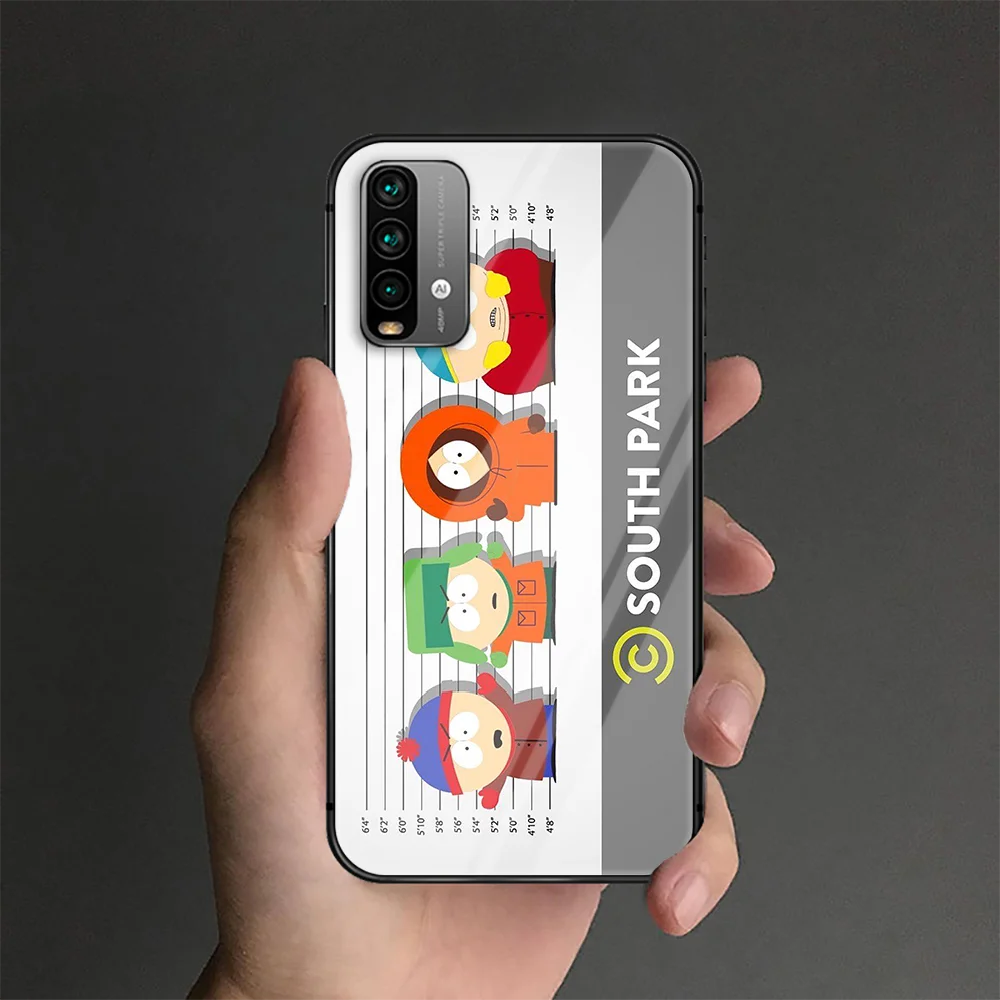 

SouthPark Phone Tempered Glass Case Cover For Xiaomi Redmi Note 7 8 9 A S T K30 Pro Ultra Painting Hoesjes Pretty