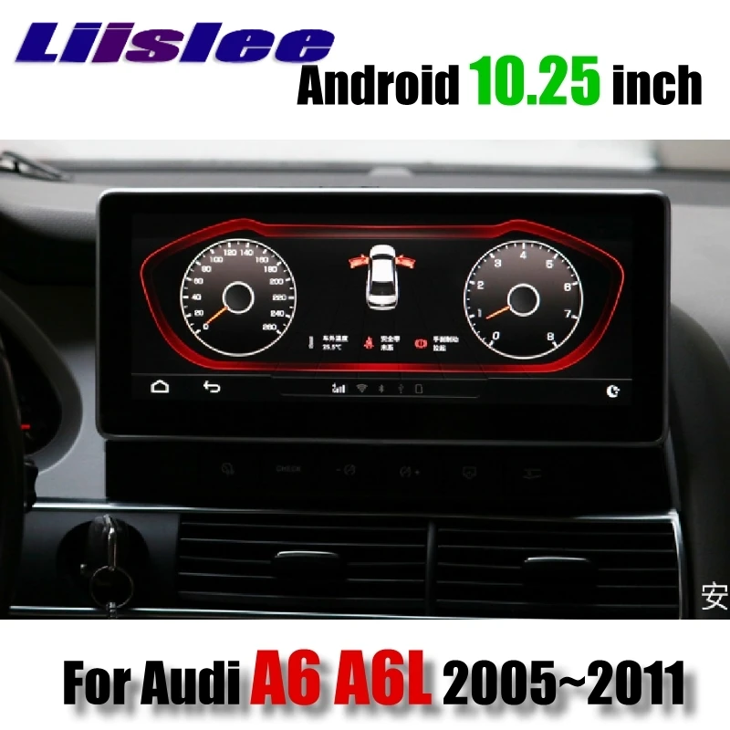 

Liislee Car Multimedia Player NAVI For Audi A6 A6L 2005~2011 MMI CarPlay Adapter 10.25 inch 4G Audio Radio Stereo GPS Navigation