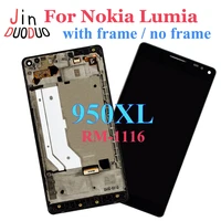 aaa for nokia microsoft lumia 950xl lcd display touch screen with frame assembly digitizer replacement