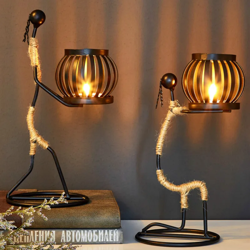 

Creative Nordic Figurines Living Room Statues Handwork Desk Decoration Mini Gift Figurines Decoracion Hogar Home Decor DB60BJ