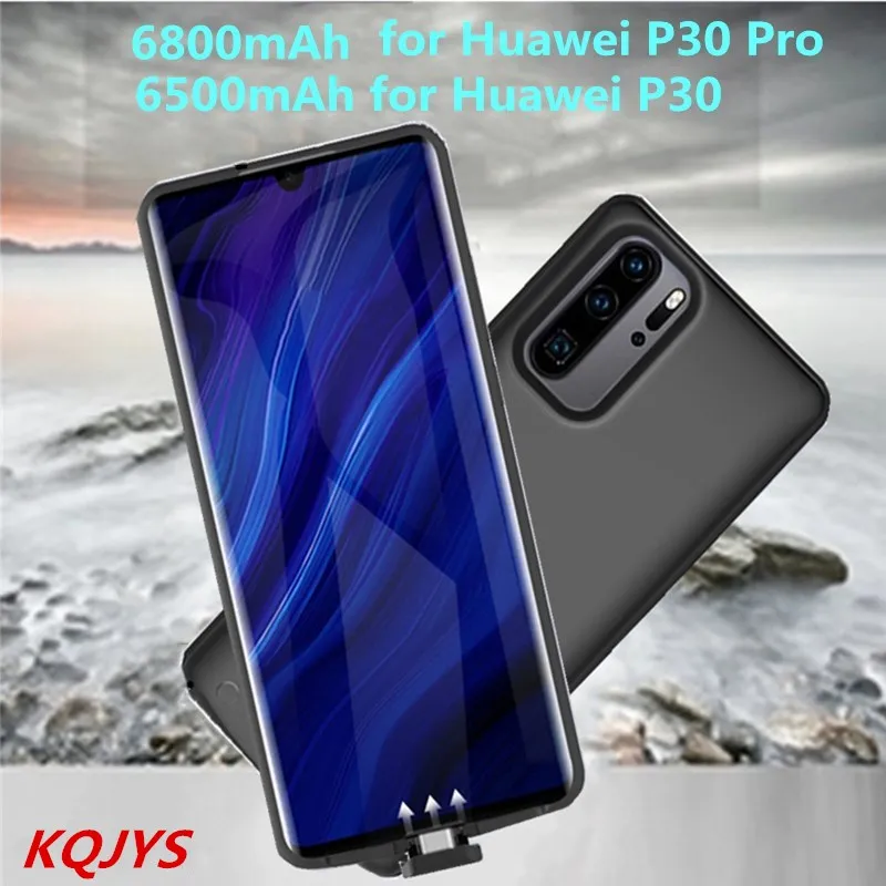 6500 мАч Мобильный Внешний аккумулятор зарядное устройство для huawei P30 чехол Зарядное устройство 6800 мАч чехол Зарядное устройство для huawei P30 Pro