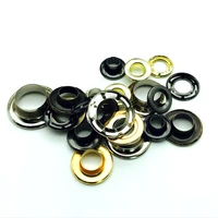 10sets grommet eyelets 304 stainless steel silver eyelets fit leather diy craft shoes belt cap eyelets tool accessories