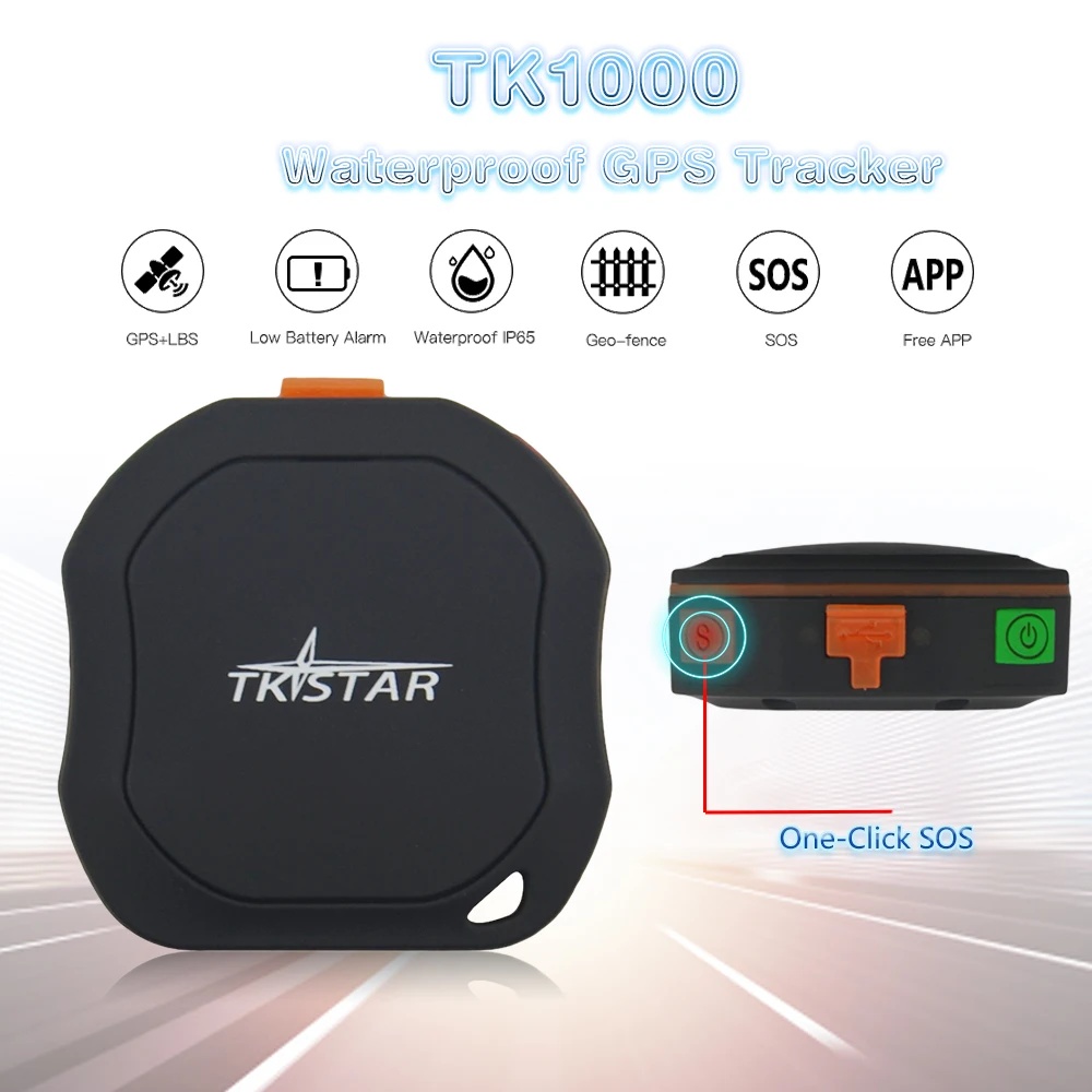 Персональный мини GPS-Трекер TK1000 GSM GPRS GPS детское отслеживающее устройство