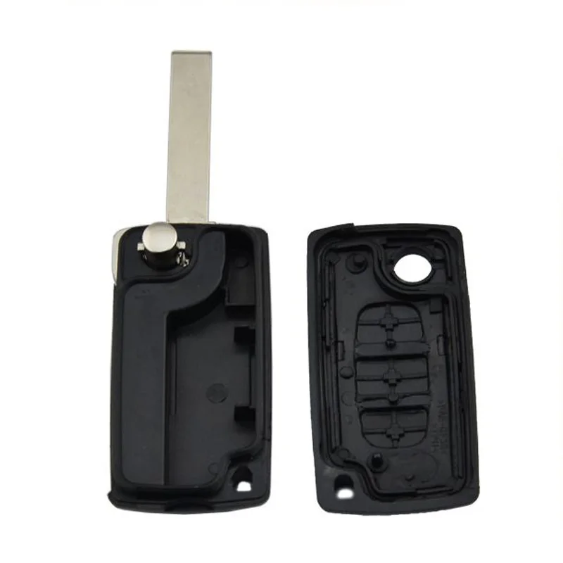 PREISEI 3 кнопки CE0523 флип-чехол для дистанционного ключа от машины Fob Peugeot 307 407 чехол