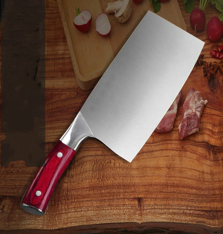 

Kitchen knife sharp colored wood handle slicing knife upscale gift knives kitchen home