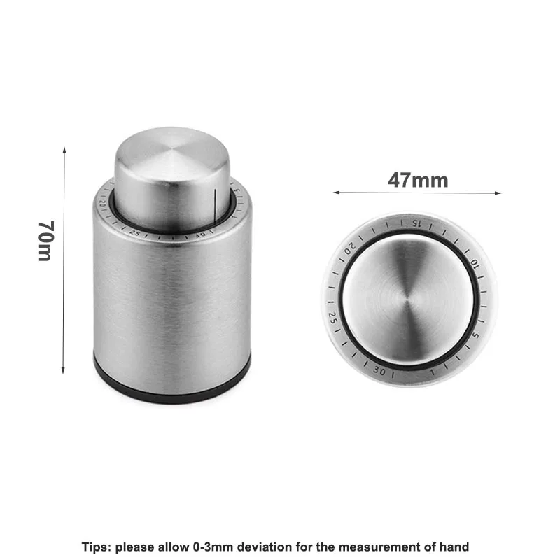 

Stainless Steel black Wine Bottle Stopper Memory Vacuum Red Wine champagne Cap Sealer Fresh Keeper Bar Tools Kitchen Accessories