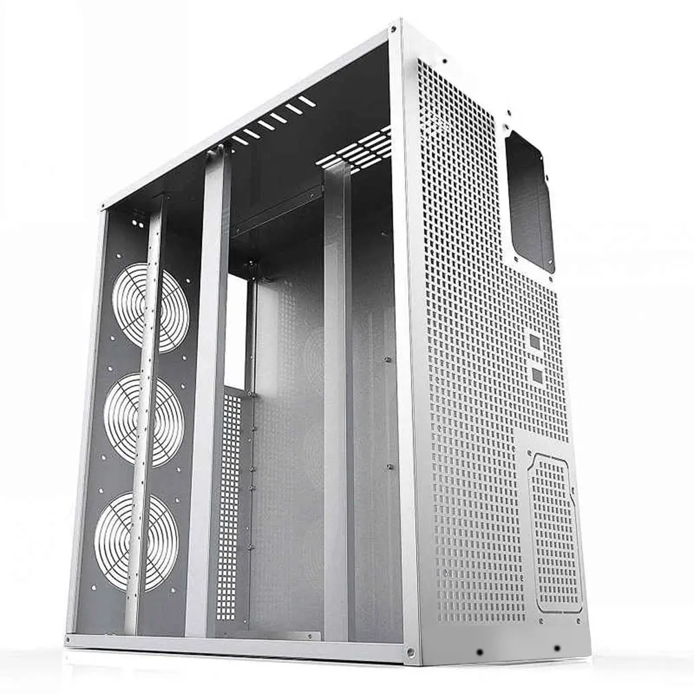 6/8 GPU вертикальный тип графического серверного шасси MicroATX/ITX/ATX 4U Шахтерская