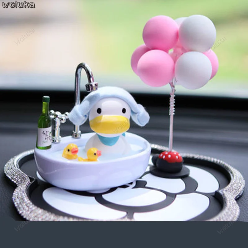 Украшение для автомобиля утка ароматерапия ванна мультфильм автомобиль