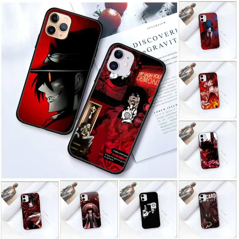 

Anime Hellsing Alucard Phone Case For iPhone 12 Mini 11 Pro XS Max X XR 7 8 Plus