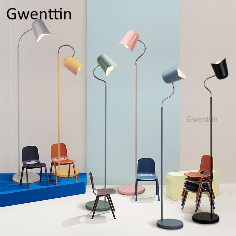 Современный Регулируемый напольный светильник светодиодная настольная лампа
