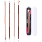 Инструмент для удаления черных точек, иглы для очистки шт., розовые, золотые, серебряные шт.