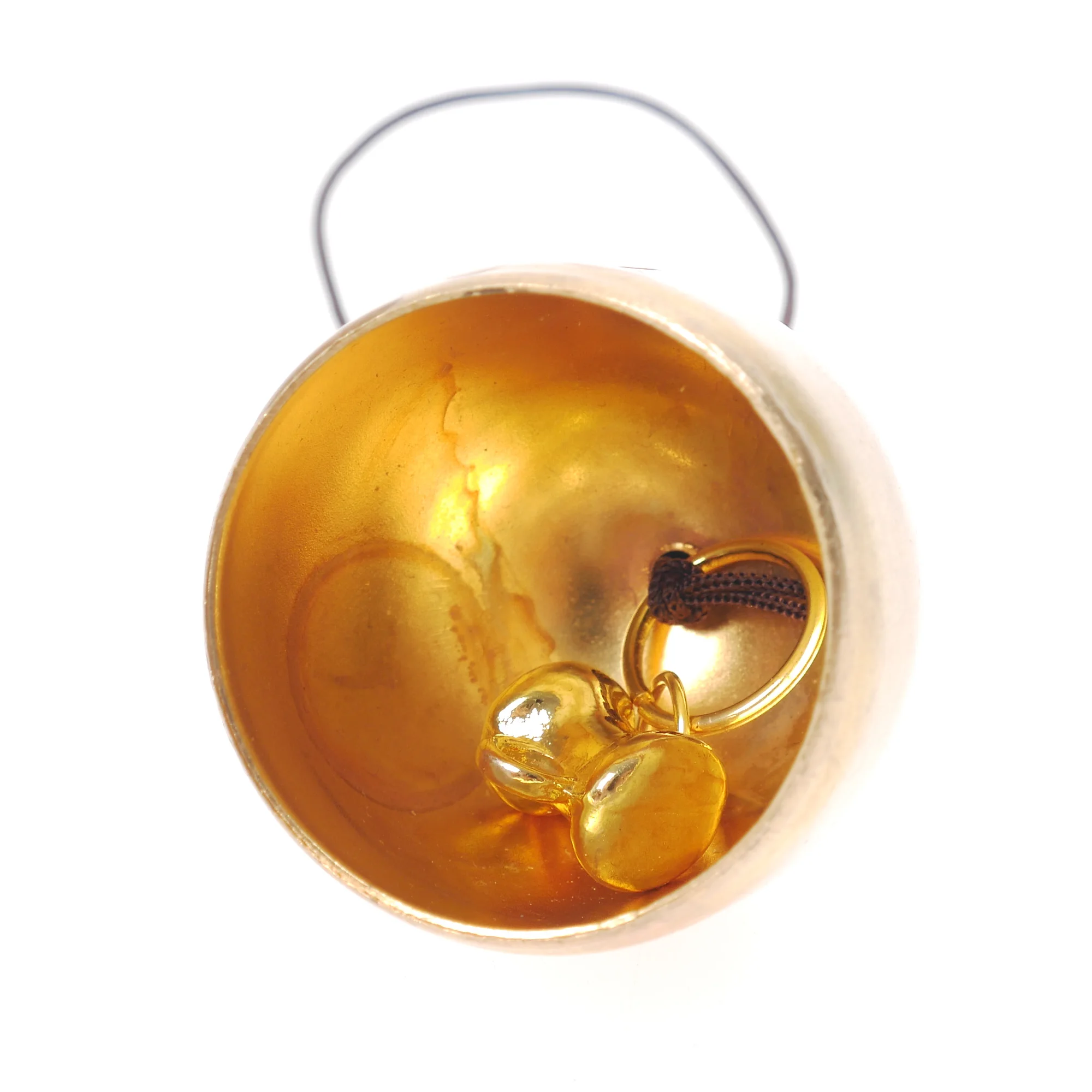 10 Pieces Christmas Metal Bell Decoration Pure Copper Pendant Brass Door DIY Craft Wind Chimes Making Art Handmade | Спорт и