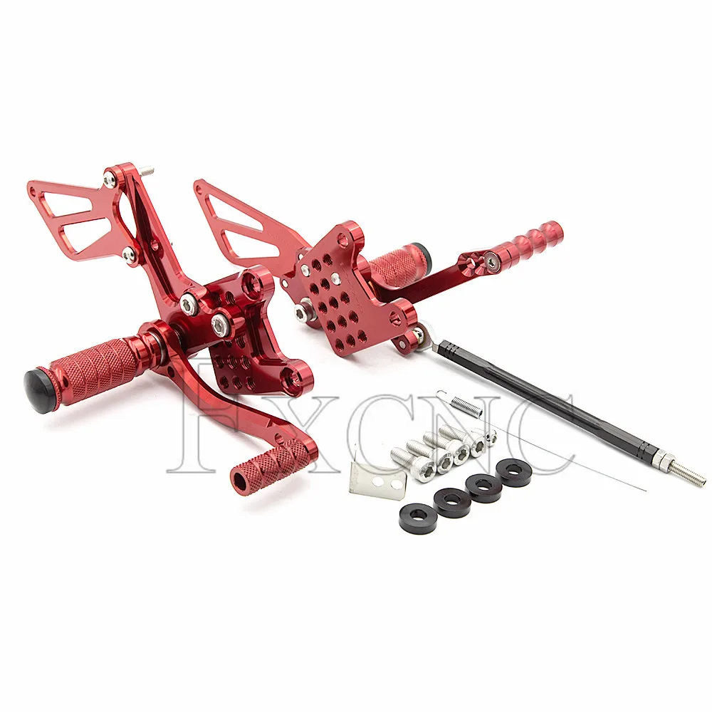 CNC мотоцикл подножки отдых Rearset задний Набор Подножка для Suzuki GSXR 600 750 1000 K1-K5 SV 650 SV650S SV1000/S 1998