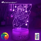 3d светодиодный светильник аниме Cardcaptor Сакура для украшения спальни ночник детский подарок на день рождения манга комнатный стол 3d лампа Cardcaptor Сакура