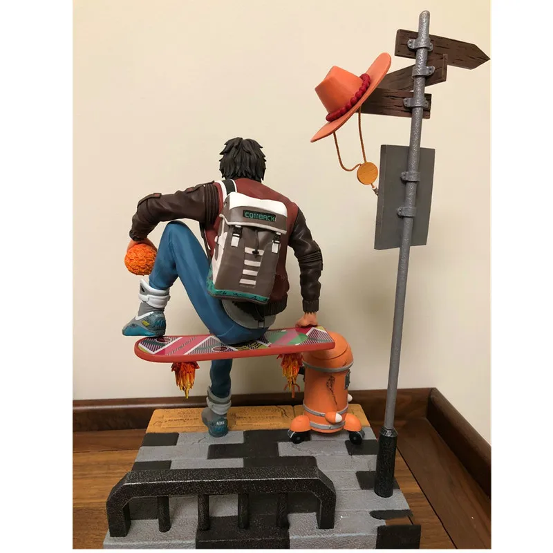 

15" One Piece Portgas D. Ace Bust 1/6 Scale Statue Full-Length Portrait Original Version GK Action Figure Toy BOX 38CM Q450