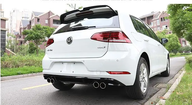 Для Volkswagen Golf ABS задний бампер диффузор защитные бамперы для 2017 2019 7 5 Корпус