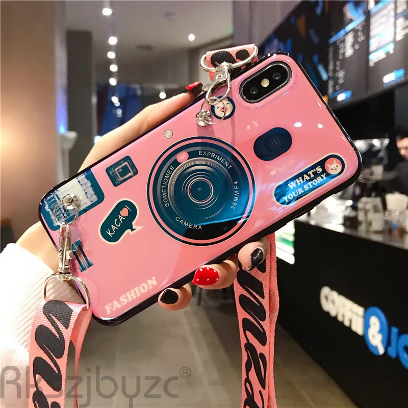 Чехол для Asus Zenfone Max Pro M2 ZB631KL ZB633KL M1 ZB601KL Мягкий ТПУ Для 6 ZS630KL ROG 2 ROG2 чехол с ремешком |