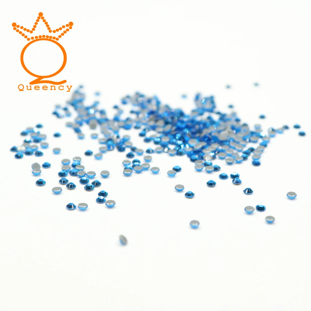 Горячая фиксация стразы с плоской задней поверхностью термоклейкие Кристальные