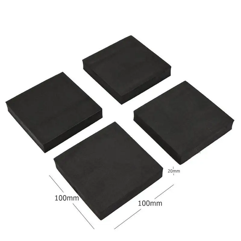 

4Pcs Square Washing Machine Anti Vibration Pad Shock Pads Refrigerator Mute Mat Home Floor Protection Pads Multi-use