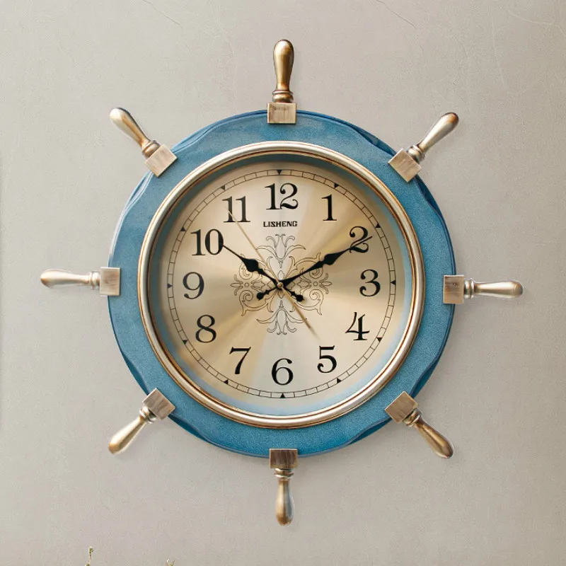 Роскошные современные настенные часы художественные креативные бесшумные