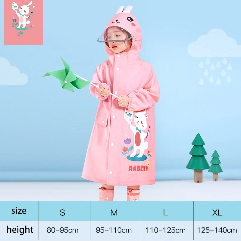 Детская куртка плащ костюм для маленьких мальчиков и девочек студенческое пончо
