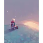 Картина по номерам GATYZTORY для взрослых и детей, живопись маслом закат, пейзаж, ручная роспись, сделай сам, подарок, домашний декор, 60x75 см