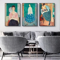 classical woman figure painting canvas painting poster prints wall art pictures for living room home decor no frame