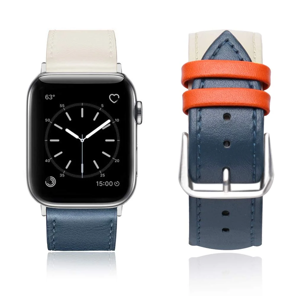 Ремешок для Apple watch band 38 мм и 40 кожаный ремешок apple Watch 5 4 3 2 1 44 42 iwatch 5|Ремешки часов| |