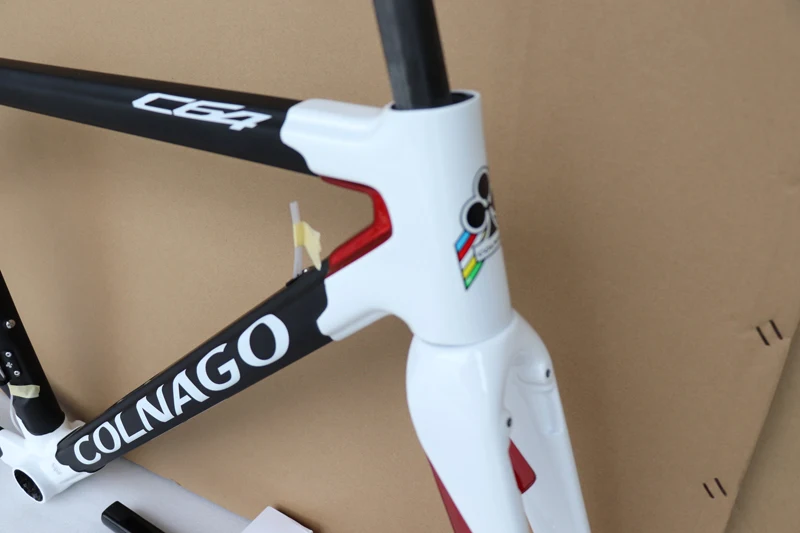 Новое поступление T1100 ud матово-глянцевая черная красная Colnago C64 карбоновая рама велосипеда с 16 цветами на выбор