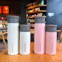 tyeso water bottle thermos flask stainless steel bottles vacuum cup insulated wide mouth free shipping travel cups 350500ml