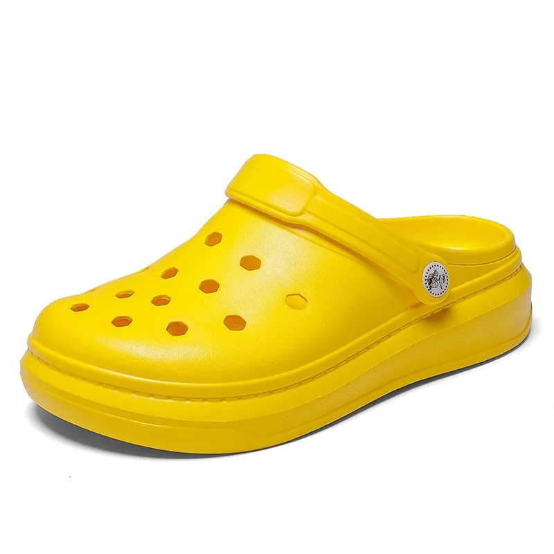 

2021 Woman Sandals Slide Slippeers Summer Platform Beach Women Mens Clogs Shoe EVA Lightweight Sandles Colorful White Shoes