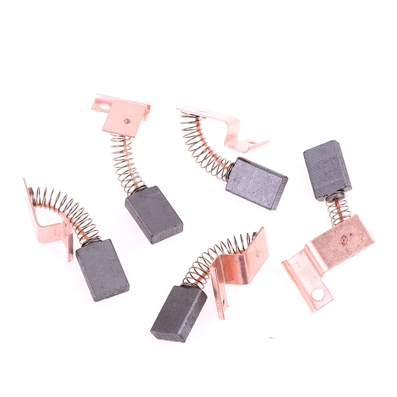 

5Pcs Angle Grinder Carbon Brushes 6.5*14.2*19.5mm Power Tool Motors Spare Parts Copper Joint Carbon Brush