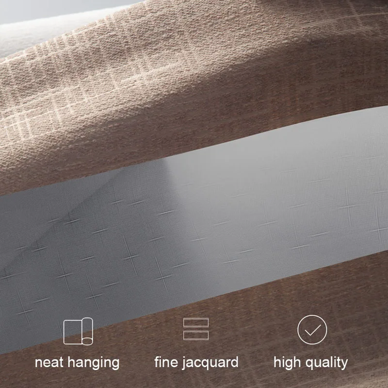 Высокая Класс жаккардовой бархатной ткани светильник фильтрации в дневное и