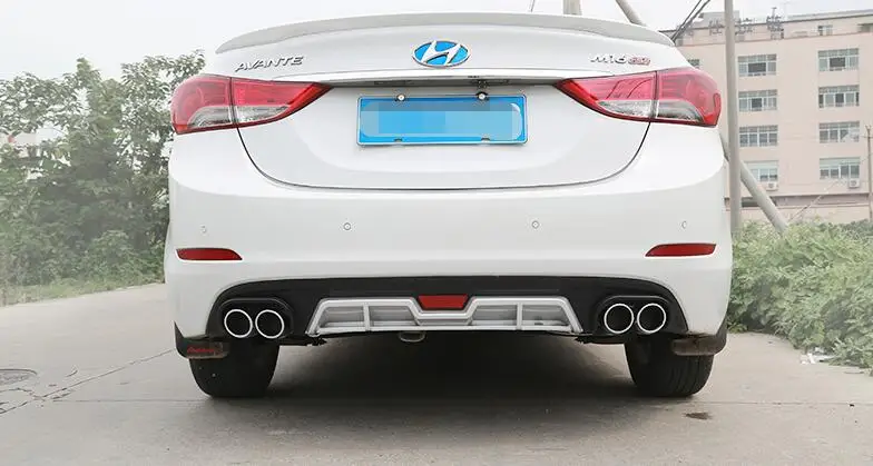 Спойлер для Hyundai ELANTRA 2012-2015 задний спойлер YS ABS защитные бамперы переднего бампера