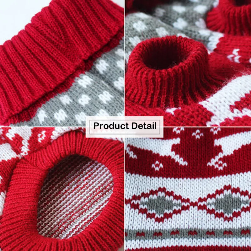 

Christmas Cat Dog Sweater Pullover Winter Dog Clothes for Small Dogs Chihuahua Yorkies Puppy Jacket Pet Clothing Ubranka Dla Psa