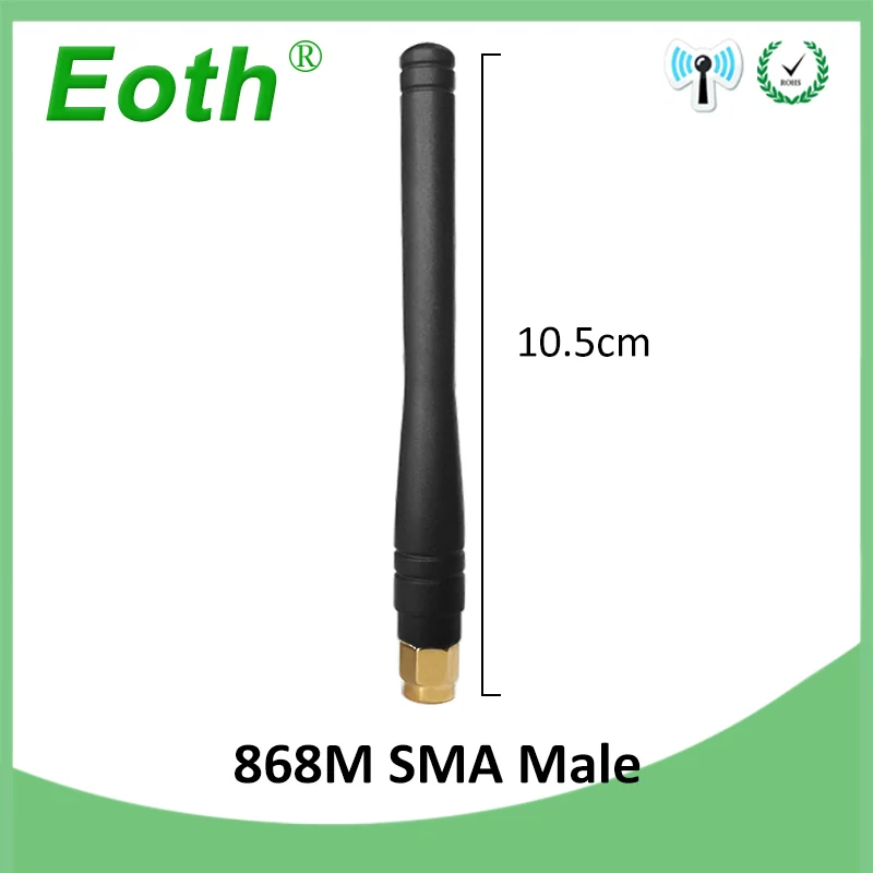 EOTH 20pcs 868mhz antenna 3dbi sma male 915mhz lora antene pbx iot module lorawan signal receiver antena high gain