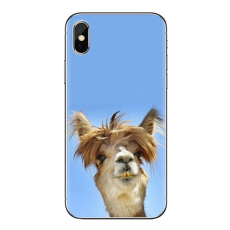 Kawai Забавный Альпака прекрасный мягкий прозрачный чехол для iPod Touch Apple iPhone 11 Pro 4 4S 5