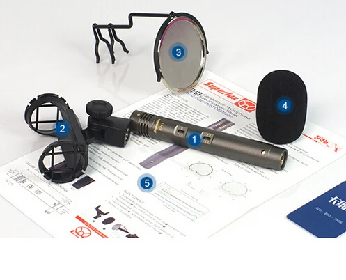 Профессиональный конденсаторный микрофон Superlux S241 для записи голоса и