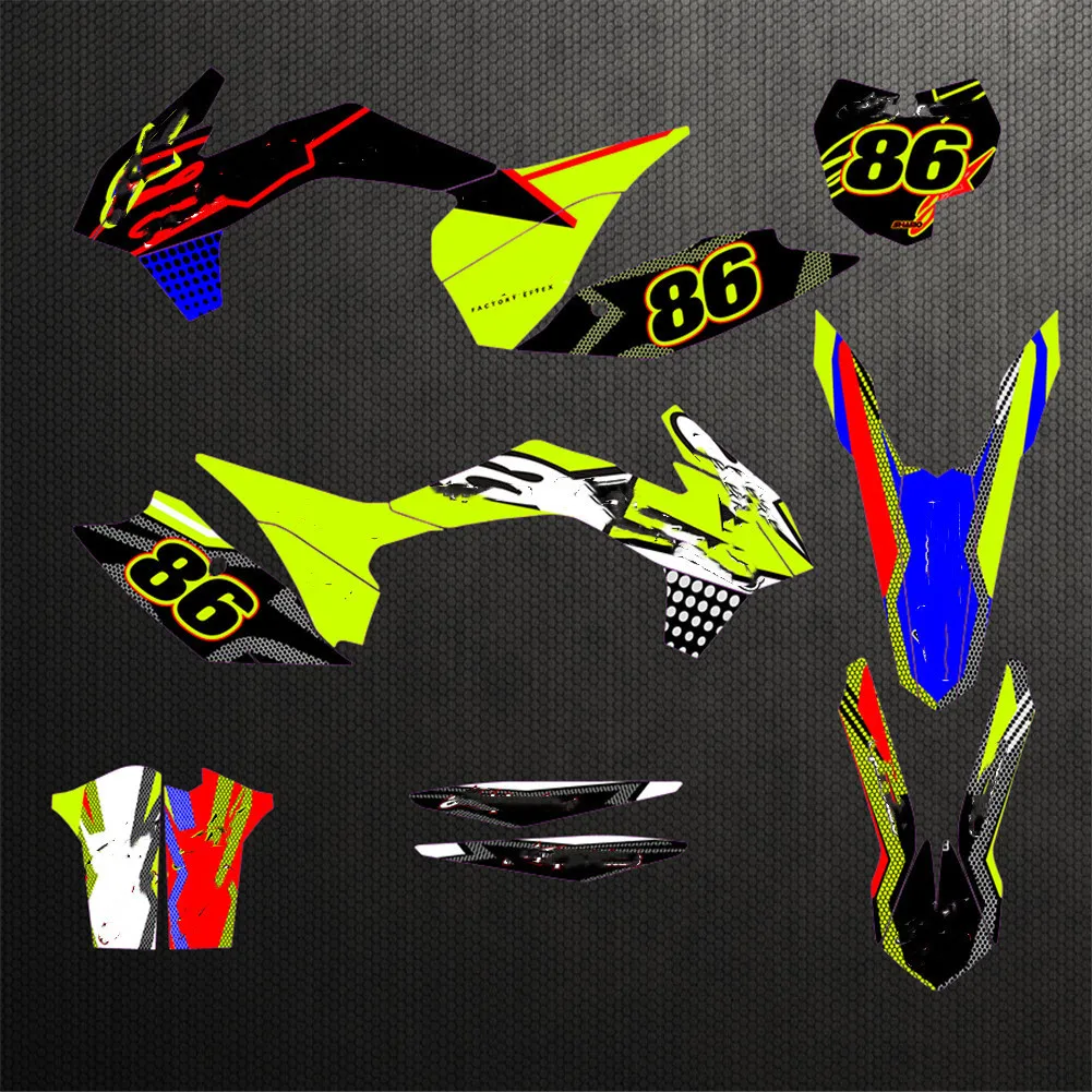 Для KTM SX SXF 2013 2014 2015 СТИКЕРЫ Графика комплекты наклеек для EXC EXCF XCW 2016 125-200 250 300 350 400 450