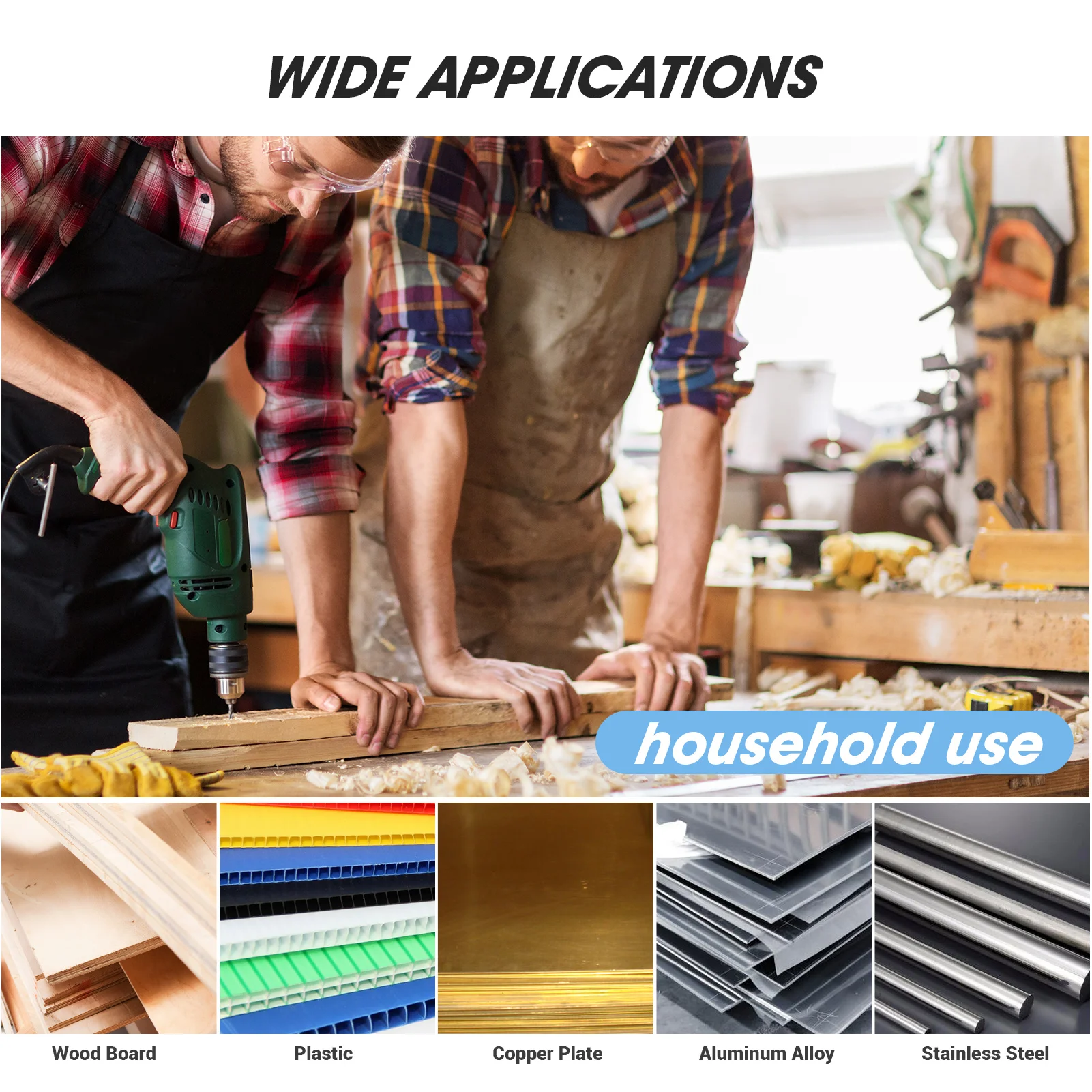 

KKmoon 13Pcs High-Speed Steel Drill Bit Hard Metal HSS Twist Bit Stainless Steel Drilling Twist Drill Set with Storage Case