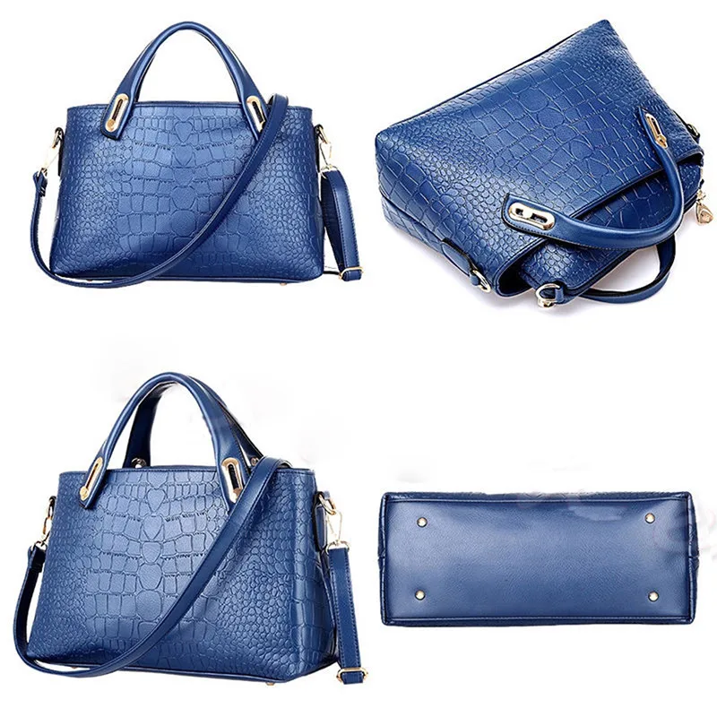 SFG HOUSE 3PS набор женских сумок роскошные женские сумки из крокодиловой кожи на