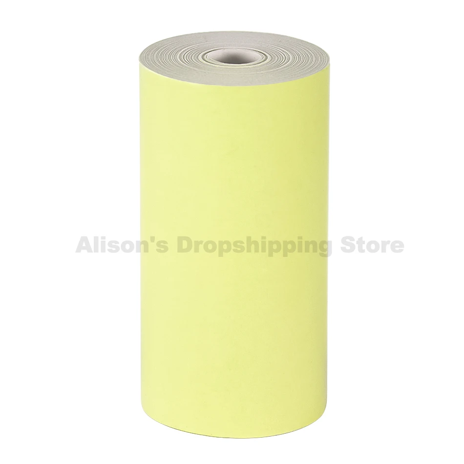 Yellow color thermal receipt photo printer paper for Peripage Paperang P1 P2 mini pocket mobiel phone bluetooth 58mm A6 | Компьютеры и