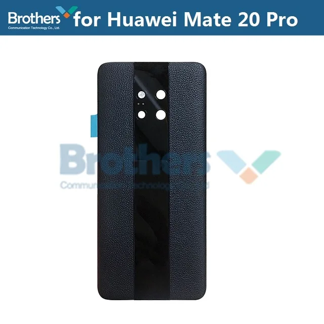 Черный Батарея Корпус для huawei Коврики 20 Pro Батарея двери с Камера объектив для huawei Коврики 20 RS Porsche сзади чехол задняя Корпус - Цвет: Черный