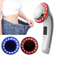 ultrasonic body slimming massager ultrasonic wave ems vibration infrared therapy fat burner device skin tightening facial care