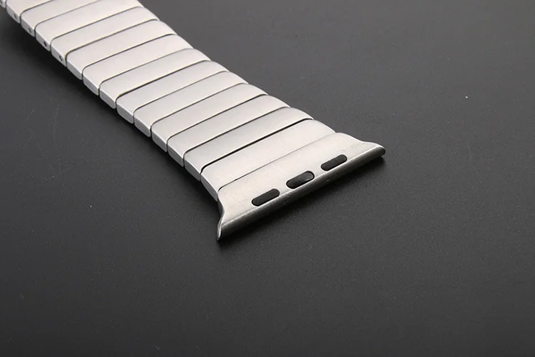 Роскошный браслет FOHUAS из нержавеющей стали для apple watch серии 1, 2, ремешок iwatch из нержавеющей стали 42 мм с адаптерами