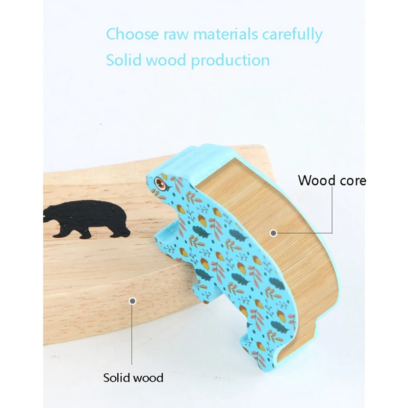 

Animal Balance Blocks Toy Kit Children Wooden Stacking Dinosaur Toys for Kids Hand-Eye Coordination