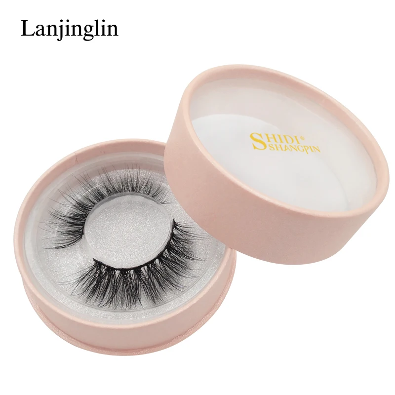 LANJINGLIN lash 3d норка наращивание ресниц крест накладные ресницы 1 коробка