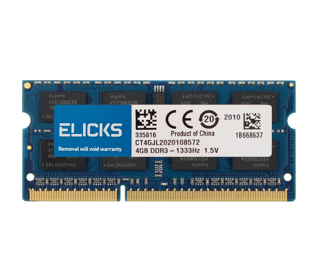 

Elicks DDR3 RAM 2GB 4GB 8GB 1066 1333 1600 10600 12800 1866MHZ General notebook memory standard voltage 1.5V low voltage 1.35V