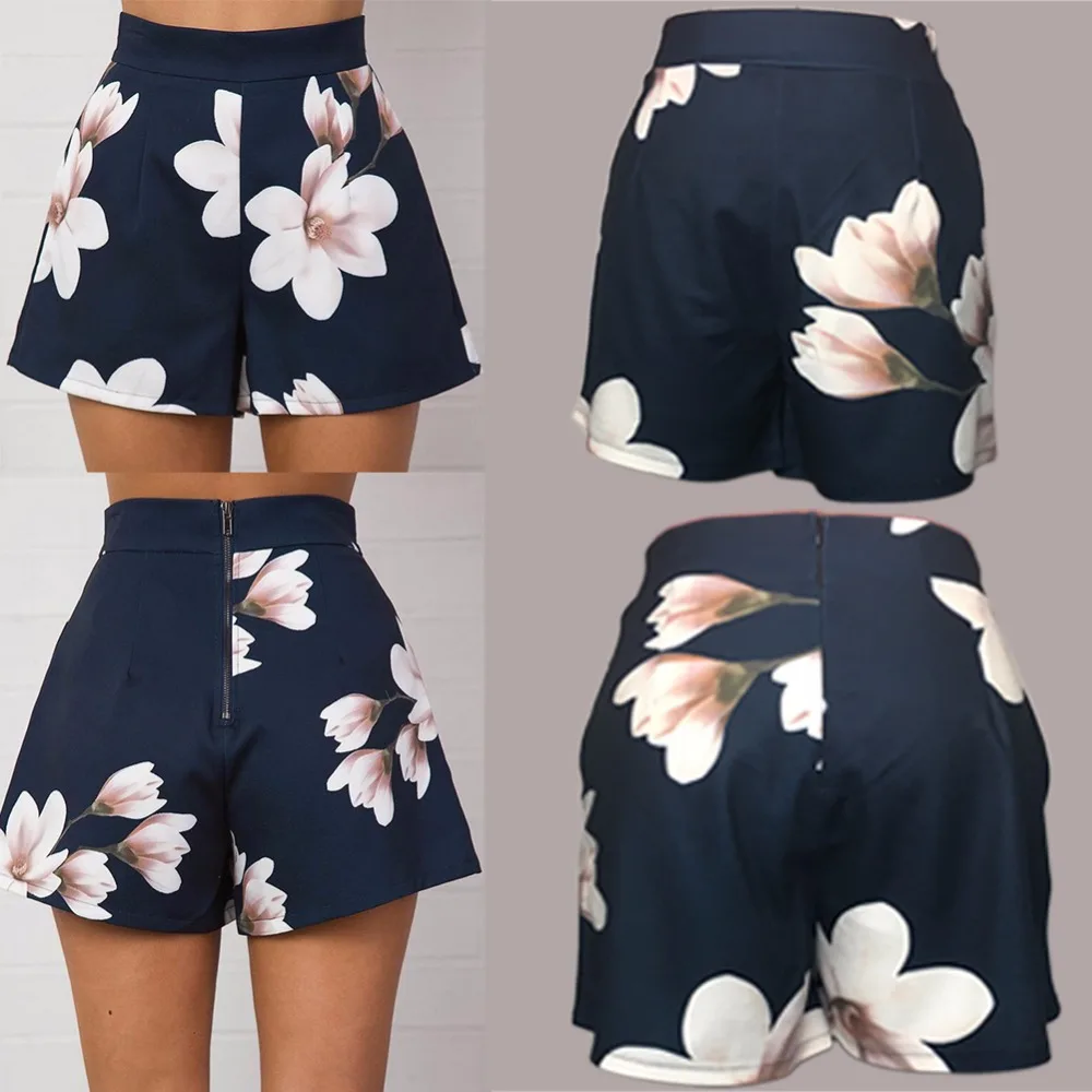 Zogaa женские пляжные Мини шорты бассеин воды 2019 океана с цветочным принтом для