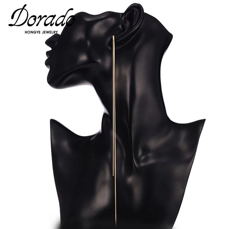 Dorado супер длинные цепи кисточки Висячие серьги для женщин девушек ретро новый